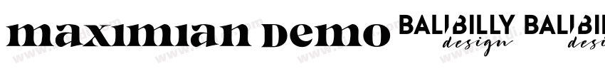 Maximian Demo字体转换